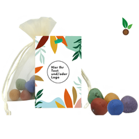 Bunte Samenbomben Organza-Beutel – Eigenes Design Logo/Text