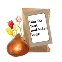 Tulpenzwiebeln Kraftbeutel – Eigenes Design Logo / Text