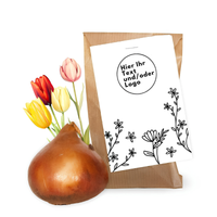 Tulpenzwiebeln Kraftbeutel – Eigenes Design Logo / Text