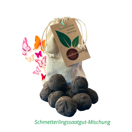 10 Samenbomben im Beutel: Schmetterlingsmix