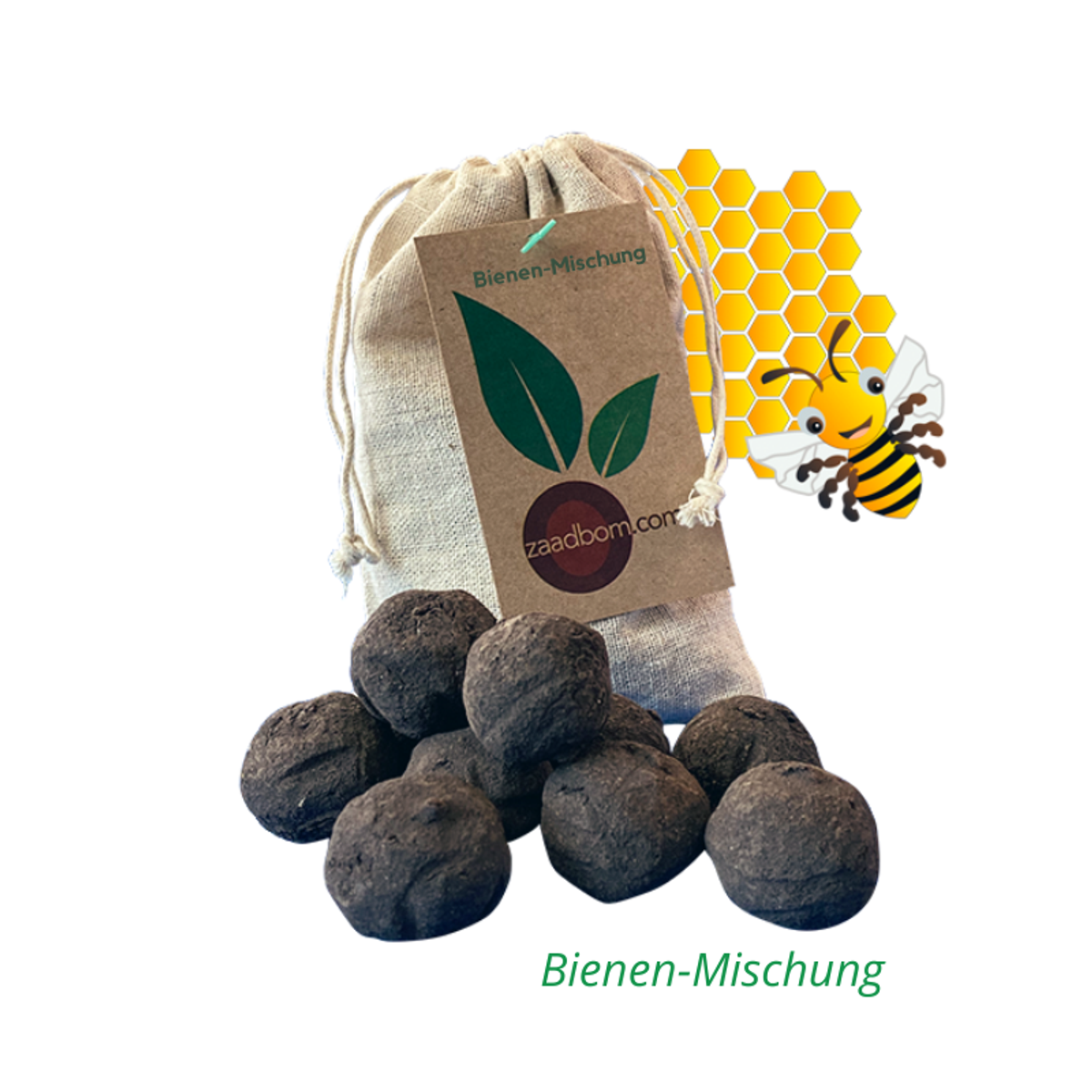 10 Samenbomben im Beutel: Bienenmix