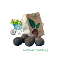 5 Samenbomben im Beutel: Wildblumenmix
